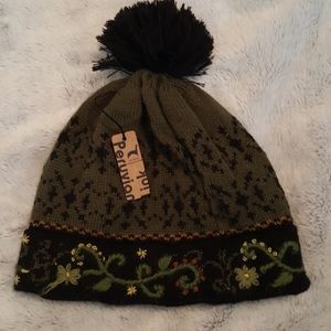 Peruvian link alpaca fern hat lined cap